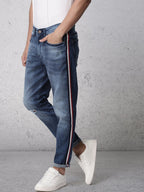 Men's  Sportily Stylish Jeans Blue
