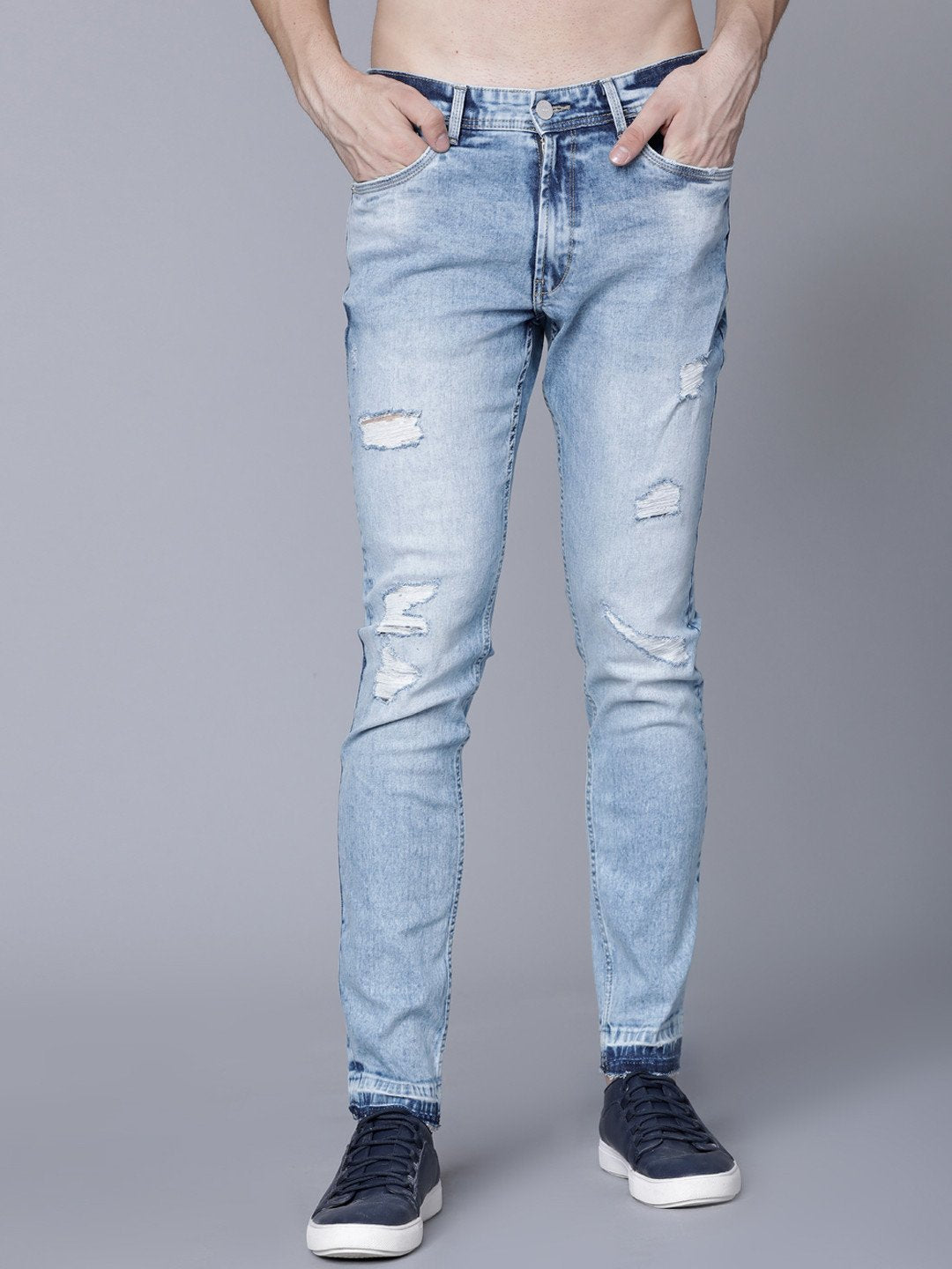 Men's  Sportily Stylish Blue Jeans