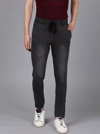 Men's Quietly Upper-Class Comfortable  Jogger Jeans Black