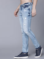 Men's  Sportily Stylish Blue Jeans