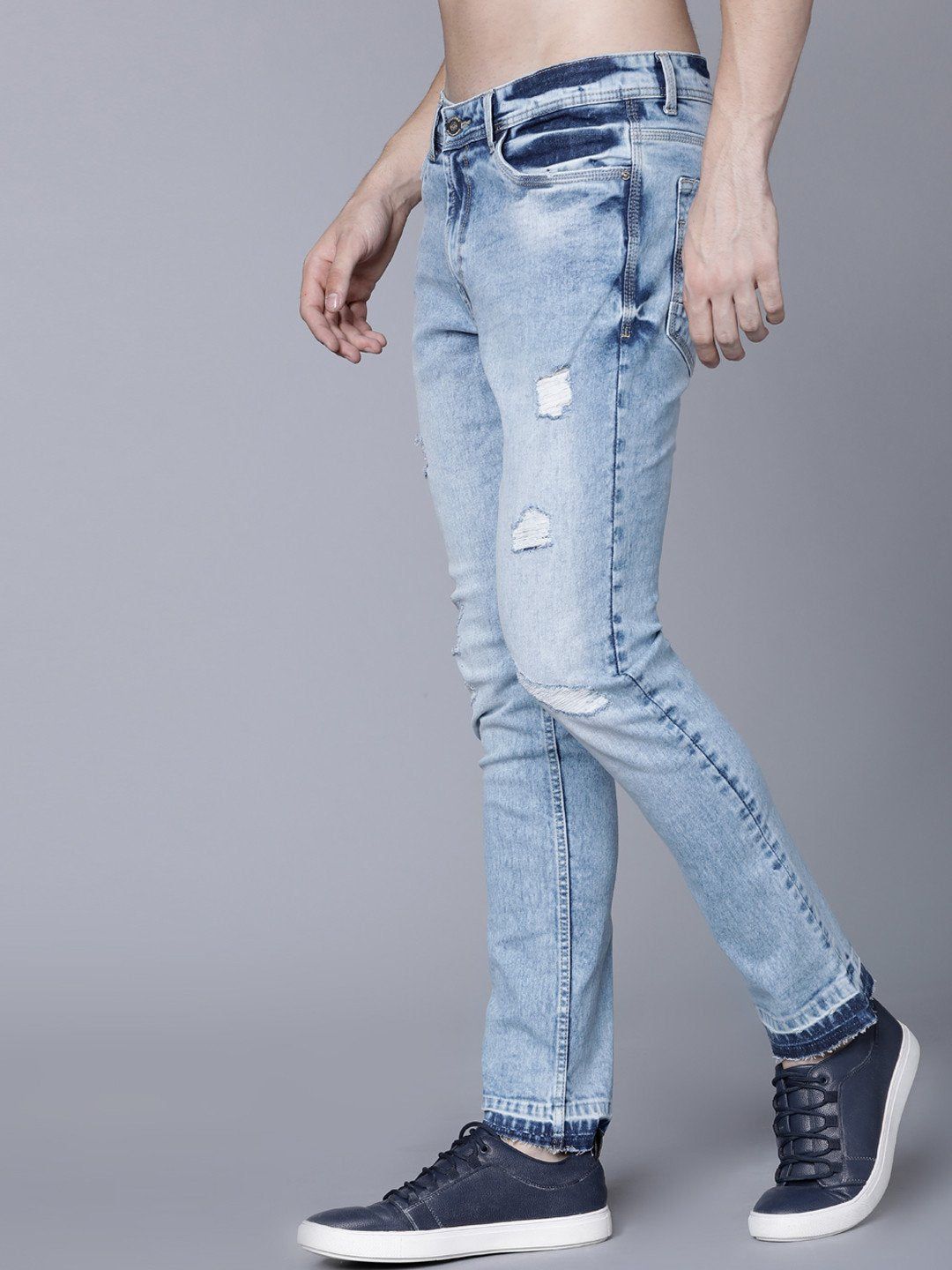 Men's  Sportily Stylish Blue Jeans